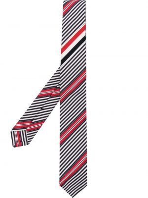 Плетена вратовръзка на райета Thom Browne