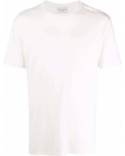 Camiseta de cuello redondo Officine Generale blanco