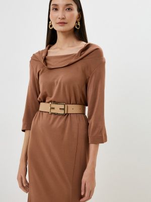 Платье элис коричневое