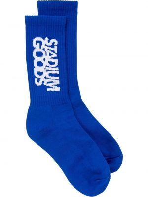 Чорапи с принт Stadium Goods® синьо