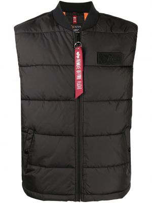 Vattert vest Alpha Industries svart