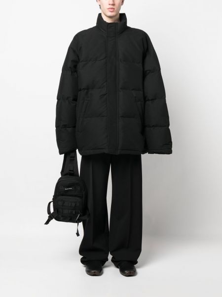 Dūnu jaka ar rāvējslēdzēju Balenciaga melns