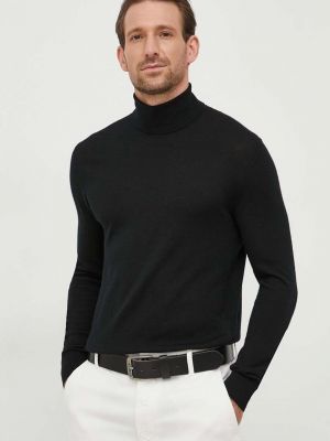 Gyapjú pulóver United Colors Of Benetton fekete