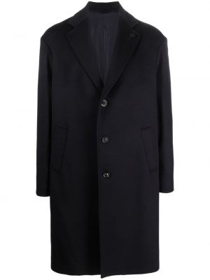Manteau en laine Lardini bleu