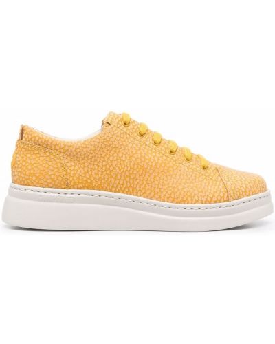 Zapatillas con cordones Camper amarillo