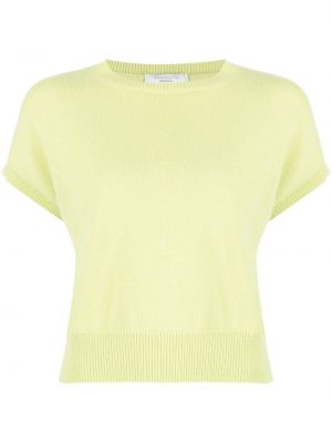 Kašmírový svetr bez rukávů Teddy Cashmere zelený