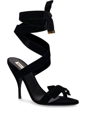 Sandale de catifea Bally negru