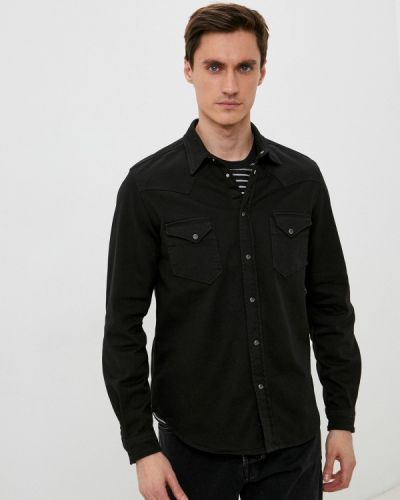Джинсовая рубашка Berna, черная