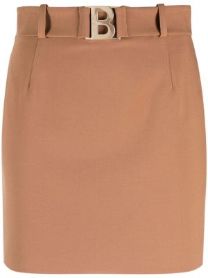 Mini sijonas su sagtimis Blugirl ruda