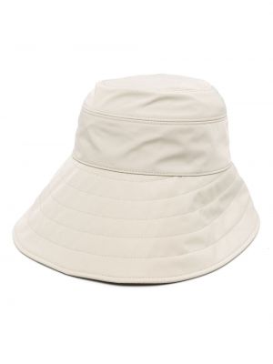 The Attico Wide-Brim Bucket Hat - Neutrals
