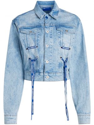 Geacă de blugi Karl Lagerfeld Jeans albastru
