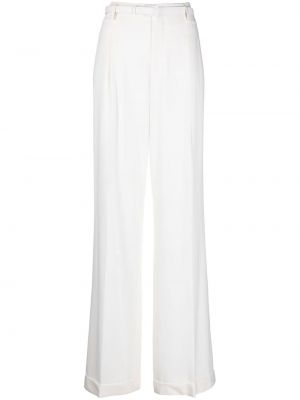Relaxed панталон Ralph Lauren Collection бяло