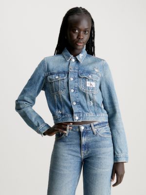 Priliehavá džínsová bunda Calvin Klein Jeans