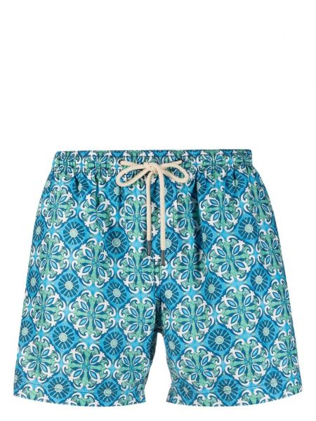 Painettu shortsit Peninsula Swimwear sininen