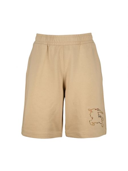 Casual karierte shorts mit print Burberry beige