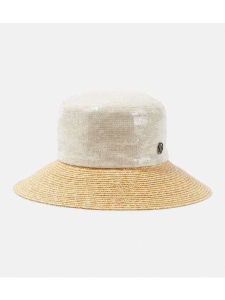 Новая шляпа-клош kendall с пайетками Maison Michel, мультиколор