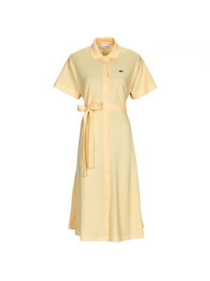 Sukienka mini Lacoste żółta