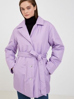 Утепленная демисезонная куртка Vera Nicco фиолетовая