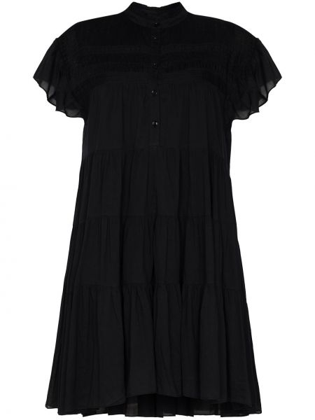 Vestido plisado Isabel Marant étoile negro