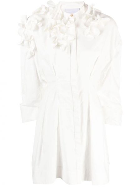 Bavlněné šaty Acler bílé