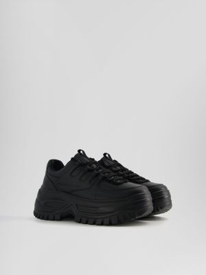 Sneakers Bershka fekete