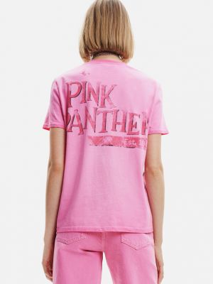 T-shirt Desigual pink
