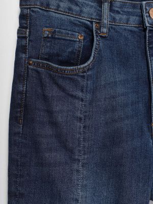 Синие прямые джинсы H&m