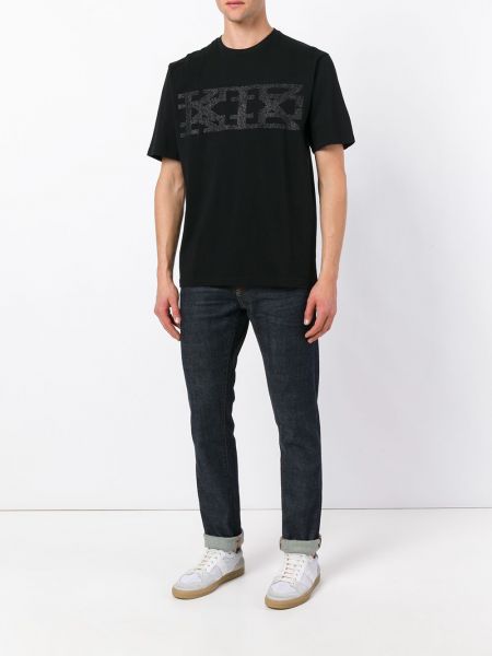 T-krekls ar apdruku Ktz melns