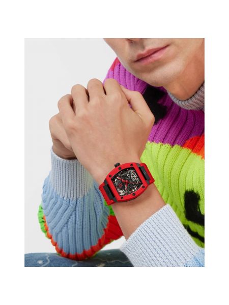 Zegarek Philipp Plein czerwony