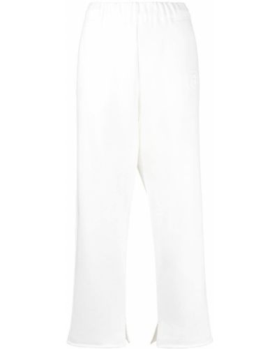 Pantalones de chándal Mm6 Maison Margiela blanco