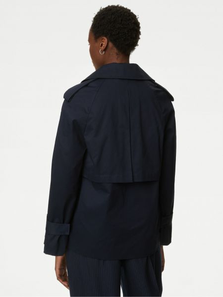 Krátký kabát Marks & Spencer modrý