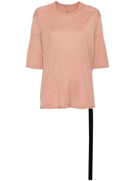 Bavlnené tričko Rick Owens Drkshdw ružová