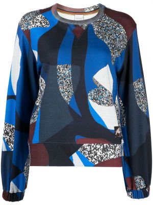 Abstrakter sweatshirt aus baumwoll Paul Smith blau