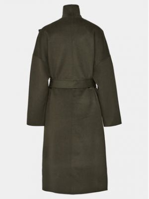 Vlněný zimní kabát Tatuum khaki