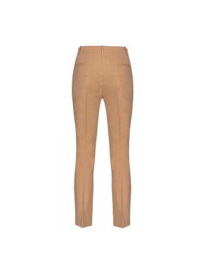 Pantalones slim fit Pinko marrón