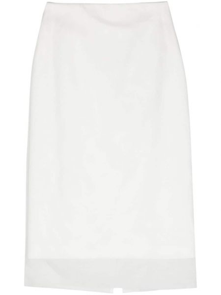 Puzdrová sukňa Sportmax biela