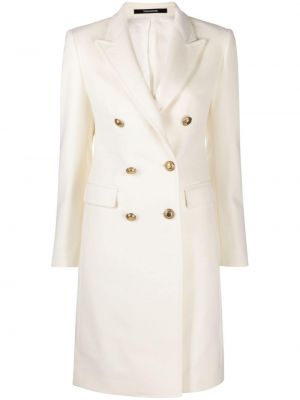 Vlněný kabát Tagliatore bílý