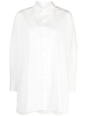 Koszula bawełniana asymetryczna Toogood biała
