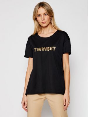T-shirt Twinset noir