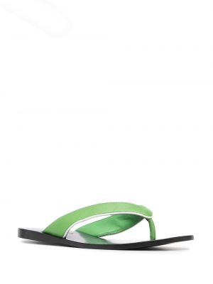 Dabīgās ādas sandales Senso zaļš