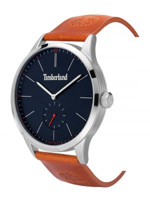 Часы с кожаным ремешком Timberland коричневые
