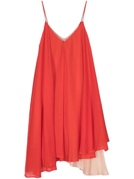 Robe longue Semicouture rouge