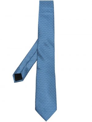 Bodkovaná hodvábna kravata Lanvin
