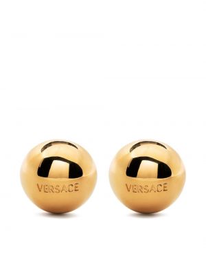 Naušnice Versace zlatna