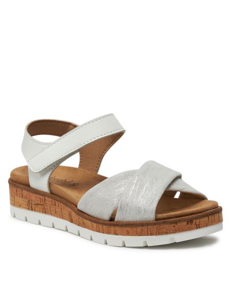 Sandale Comfortabel weiß