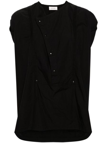 Bluza brez rokavov Lemaire črna