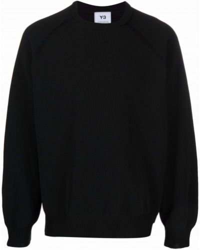 Jersey de tela jersey de tejido jacquard Y-3 negro