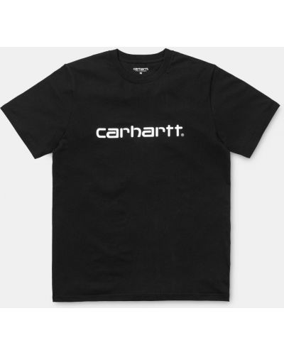 Футболка CARHARTT WIP S/S Script T-Shirt   2021 - Черный