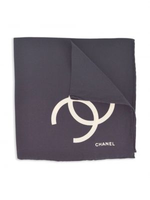 Echarpe en soie à imprimé Chanel Pre-owned