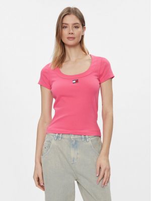 Majica Tommy Jeans roza